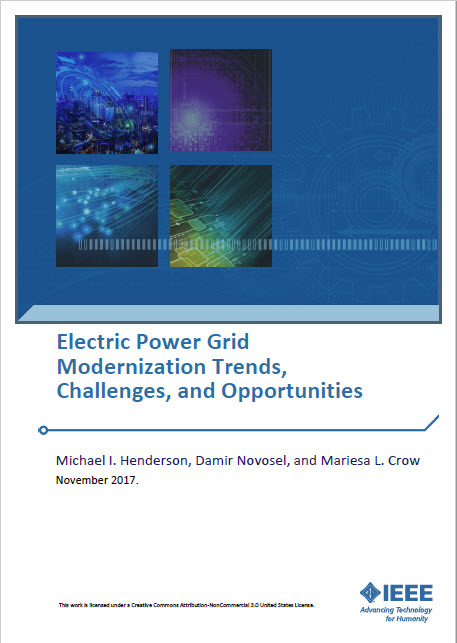 Cover of white paper Electric Power Grid Modernization