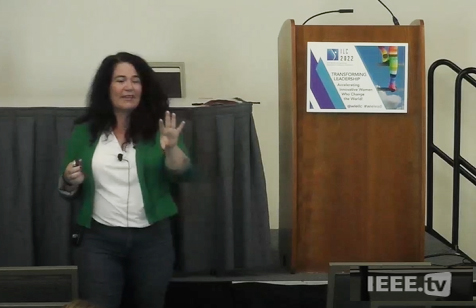 Elena Joy Thurston, Executive Director Pride and Joy Foundation, speaks about LGBTQ inclusion at the Women in Engineering International Leadership Conference. 