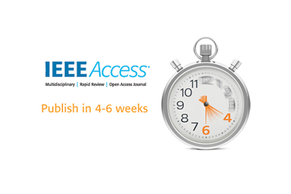 IEEE Access logo with a stopwatch to the right.